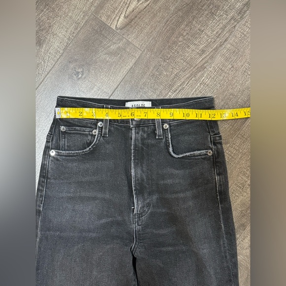 AGOLDE Pinch Waist Skinny Jeans - vintage black wash - size 24 - Picture 6 of 8